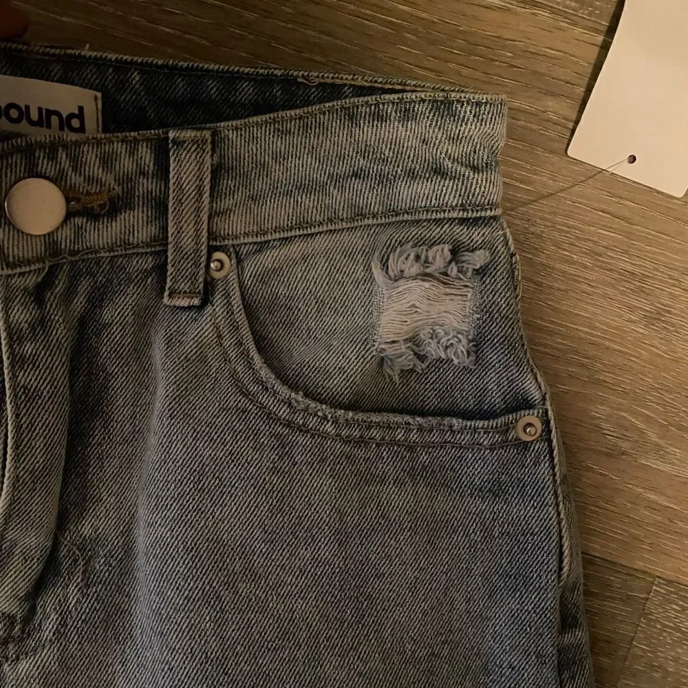 NWT Abound Destressed flare Jeans Sz 26